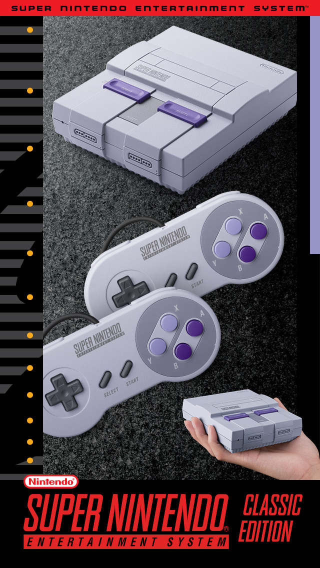 my.nintendo.com/Wallpaper - SNES Classic/SNES_Classic_[640x1136].jpg